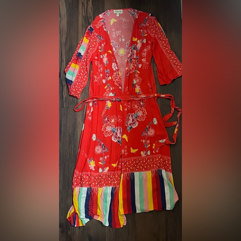Flash Sale: Cleobella Floral Print Robe, size medium